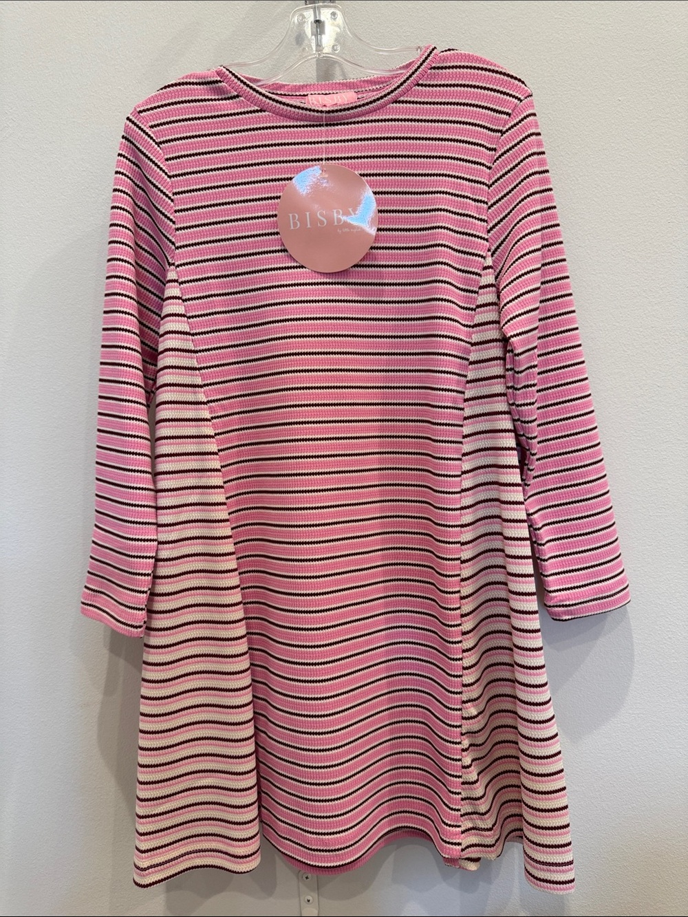 NWT Bisby Mixed Stripe Dress, Andover Stripe Size 10